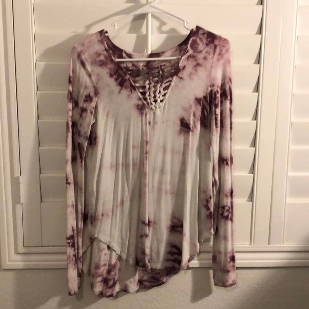AMERICAN EAGLE TYE-DYE LONG SLEEVE